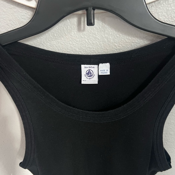 Petit Bateau Black Women's Tank Top - Picture 2 of 3